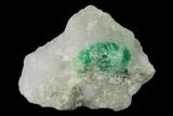 Beryl (Var Emerald) in Calcite - Khaltoru Mine, Pakistan #138910-1